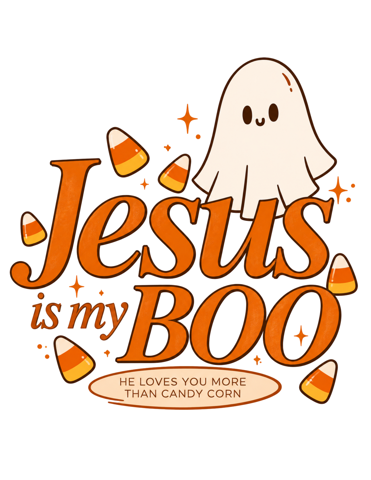 Jesus is my Boo - Colourful